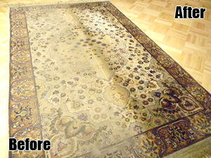 rug care, before and after examples, east coast rugs, rugs