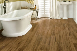 Elevate Your Bathroom with Waterproof Flooring