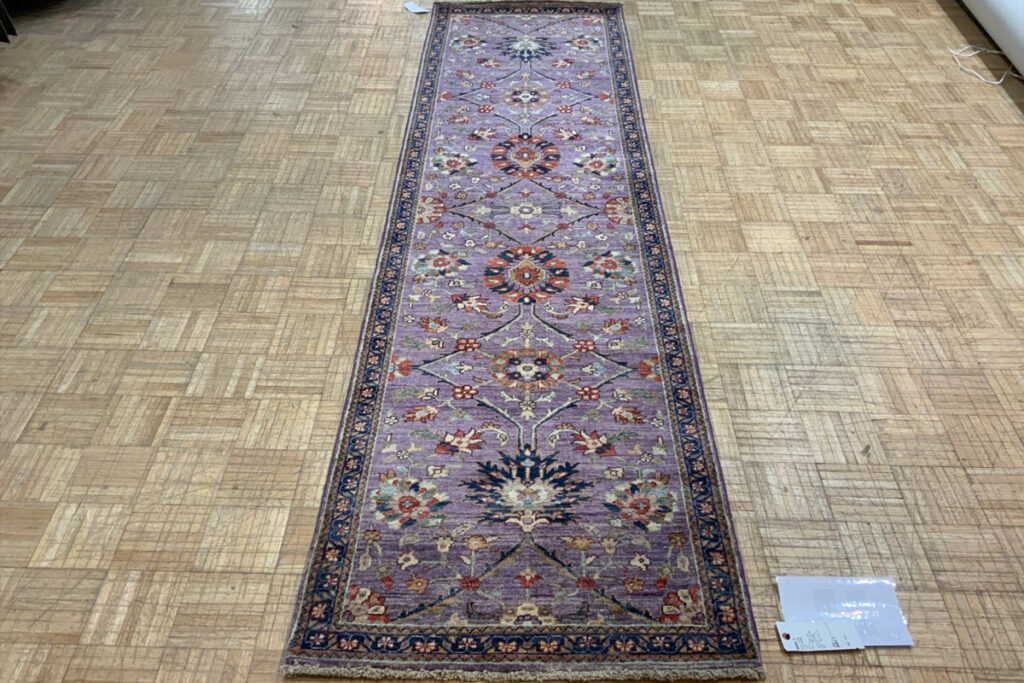 A Purple Runner Rug For Any Kitchen